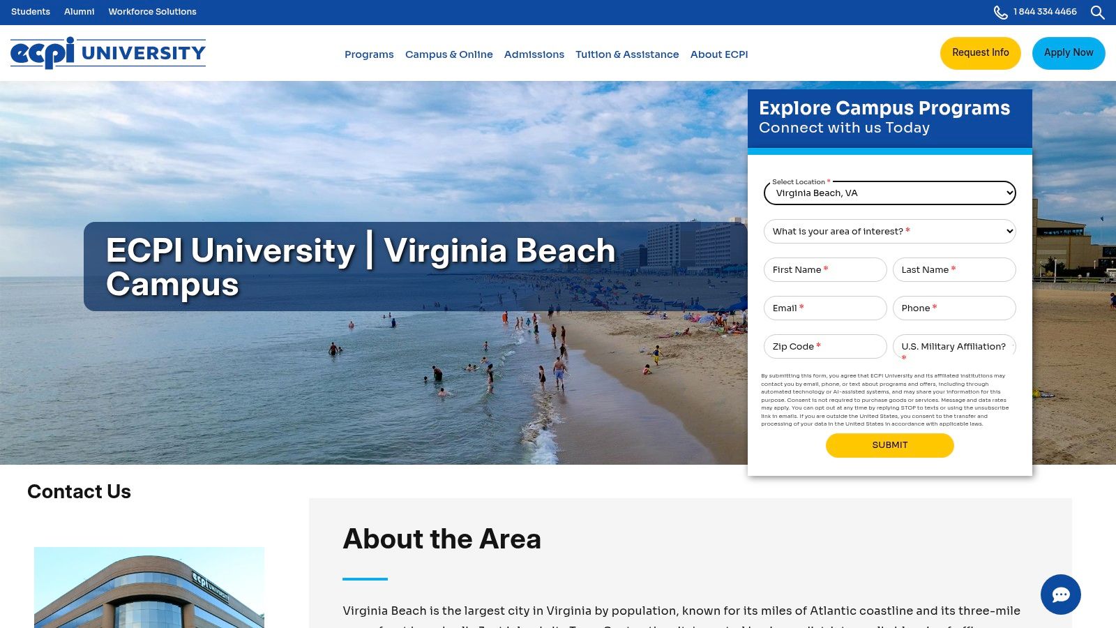 ECPI University – Virginia Beach Campus (Professional Development/Continuing Education)