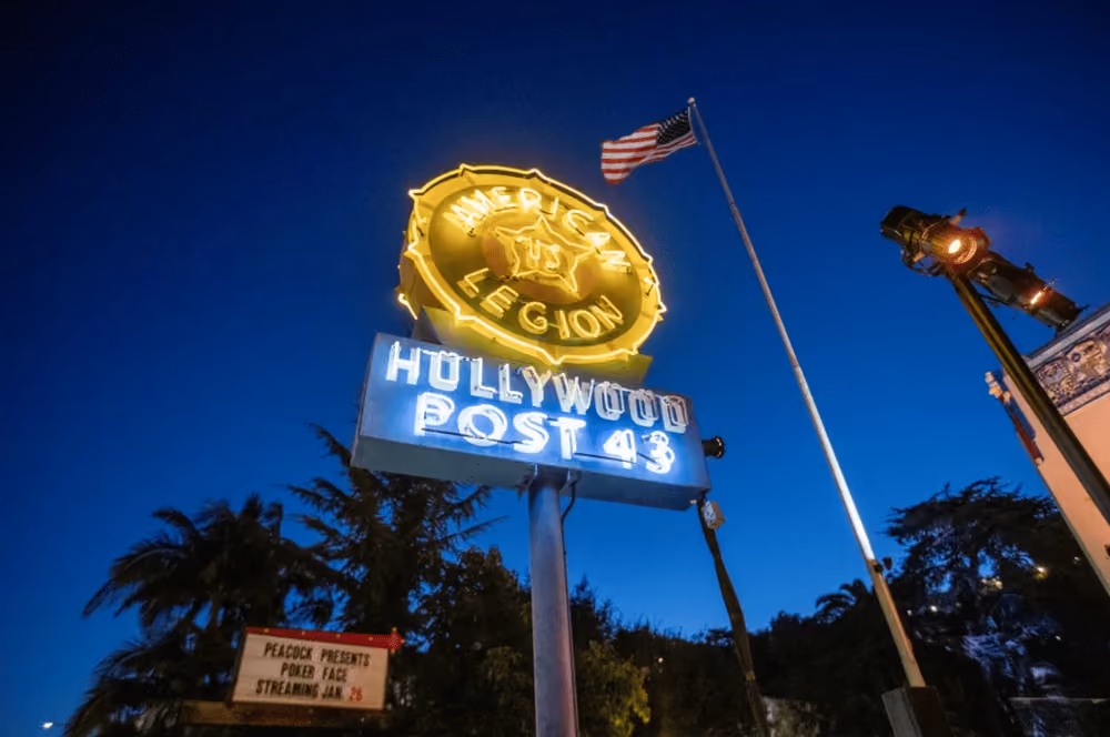 LA Times: American Legion red carpet — Gold Sky Productions