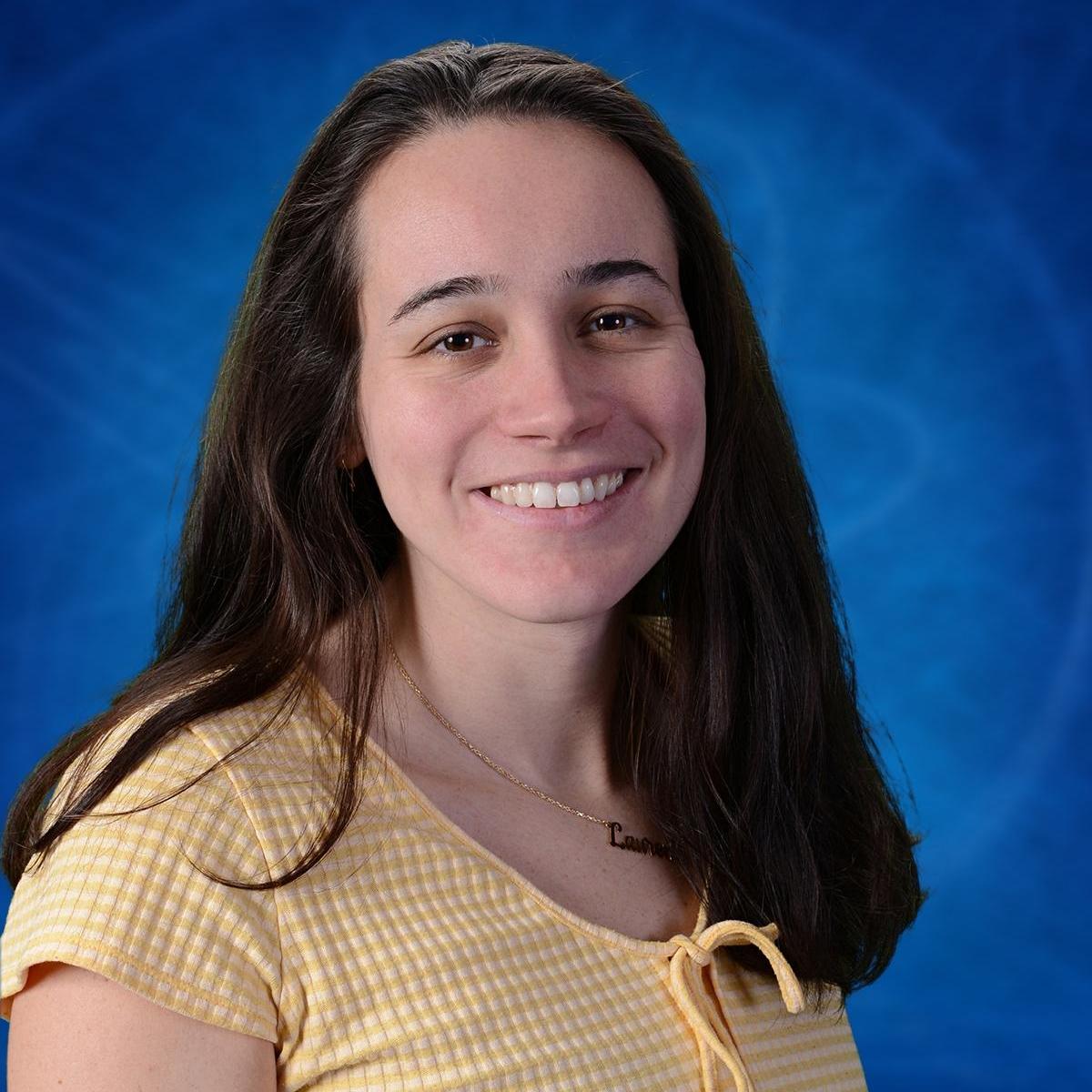 Lauren Hoffman smiling in school staff portrait photo