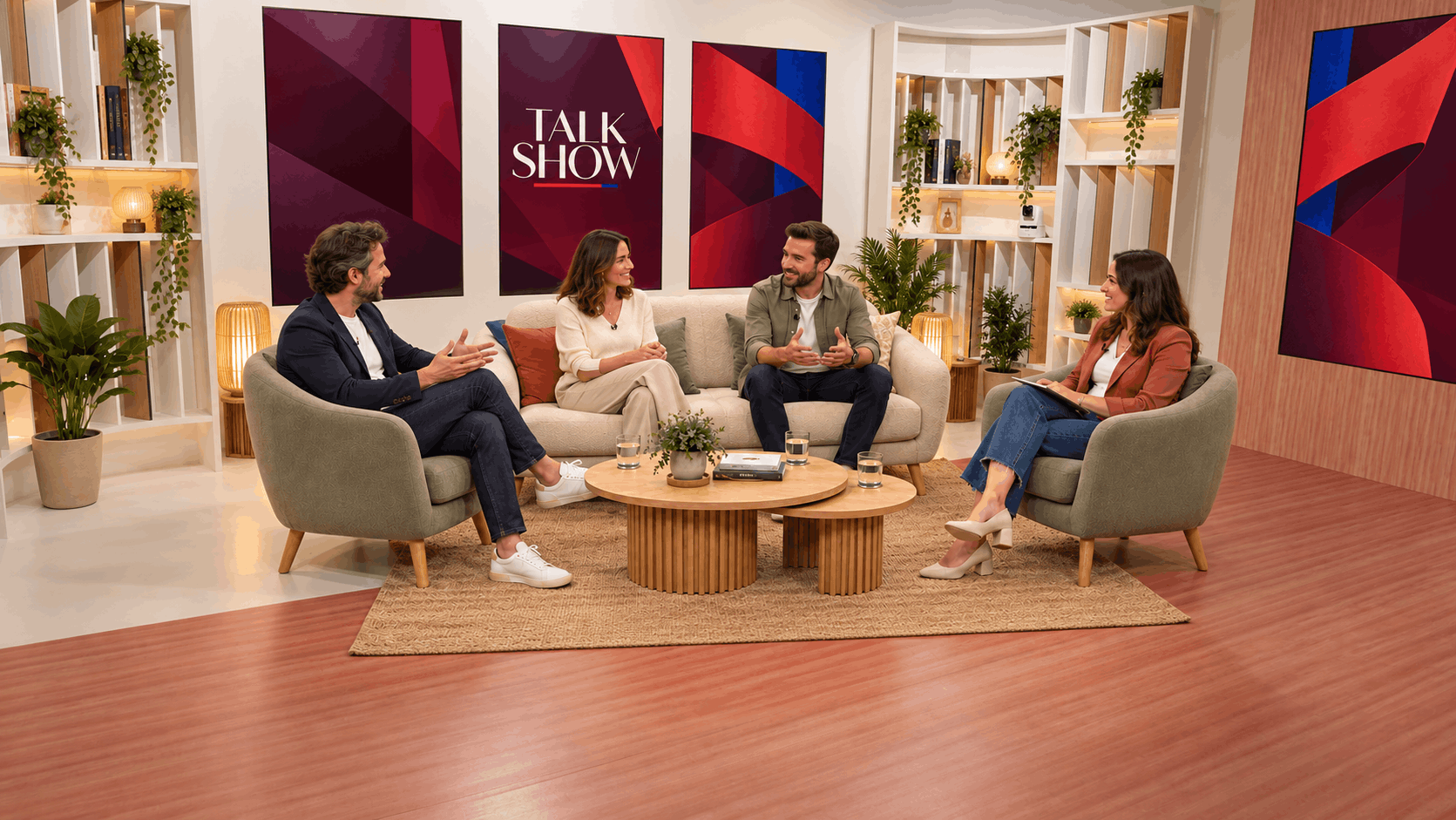 Photo du plateau TV