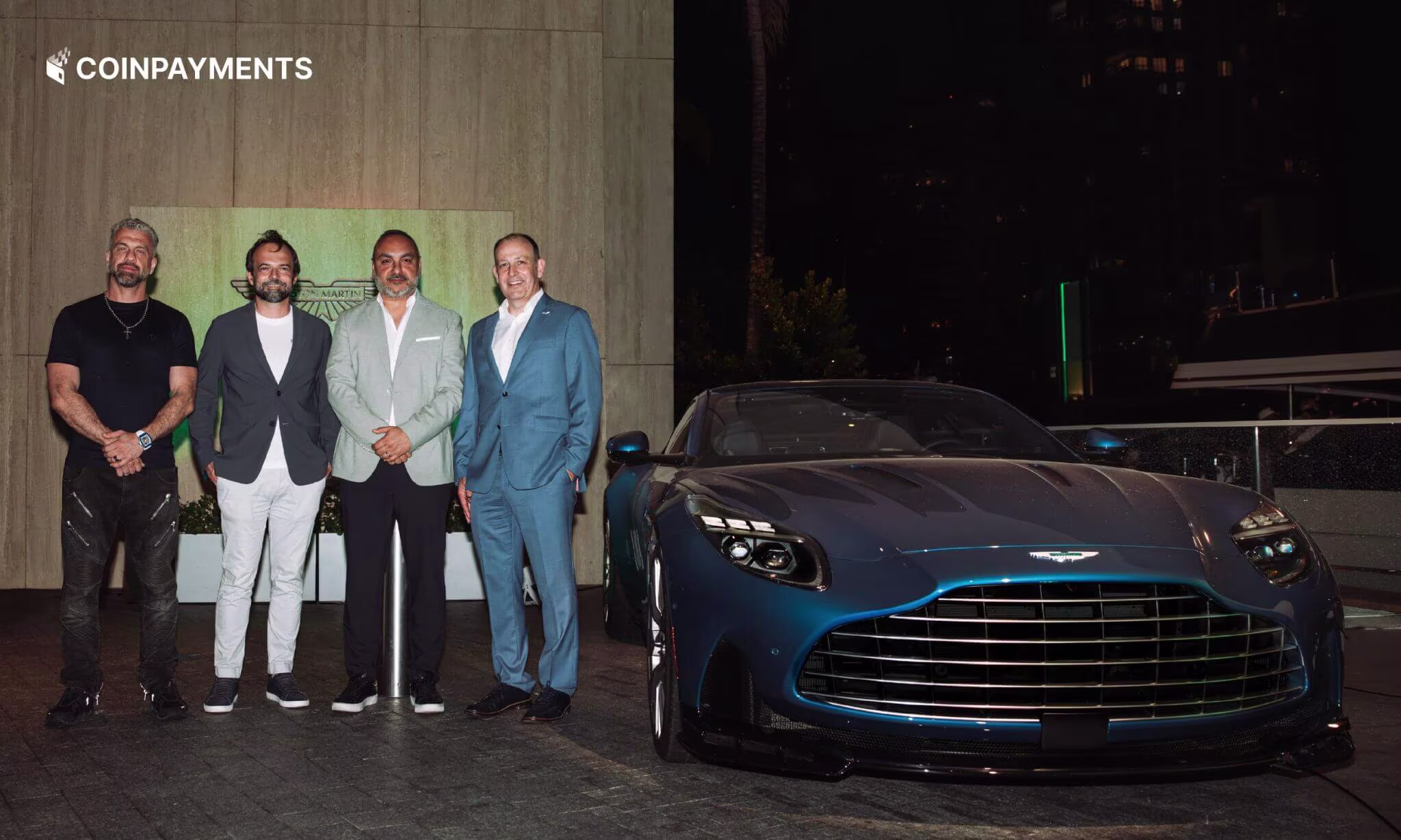 COINPAYMENTS and Aston Martin F1 Partnership