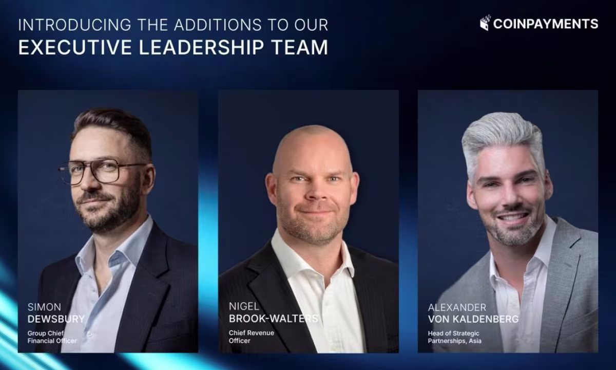 COINPAYMENTS Global Leadership Expansion