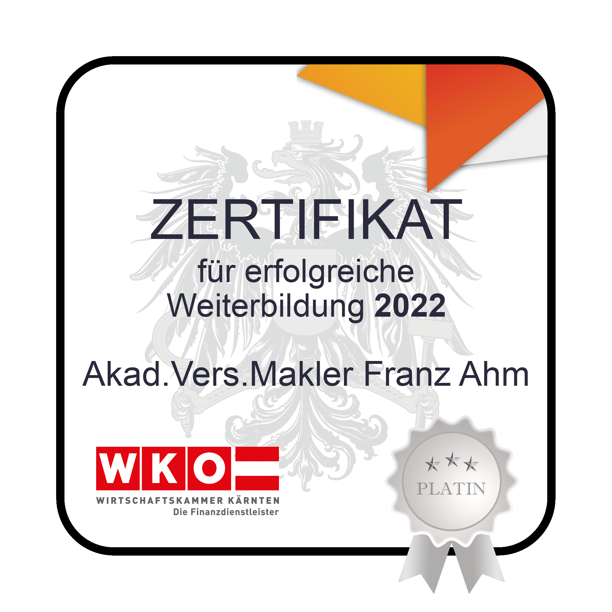 Zertifikat 2022