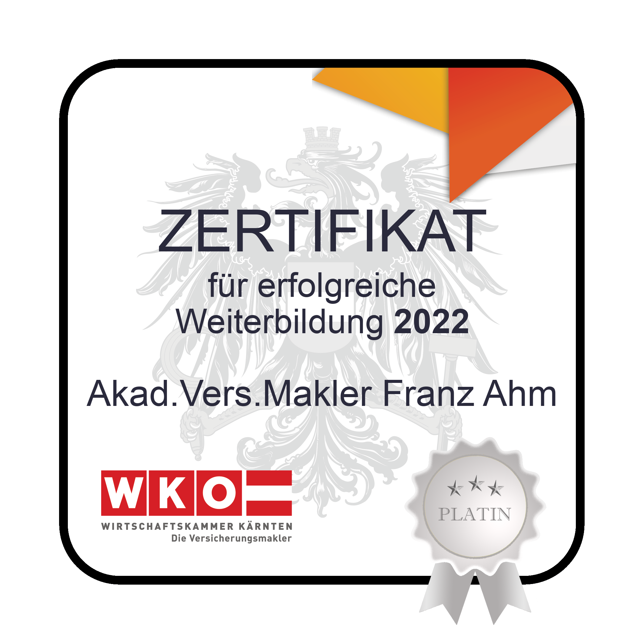 Zertifikat 2022