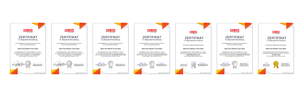 Versicherungsmakler Zertifikate