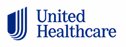 United Healthcare logo with blue icon and text.