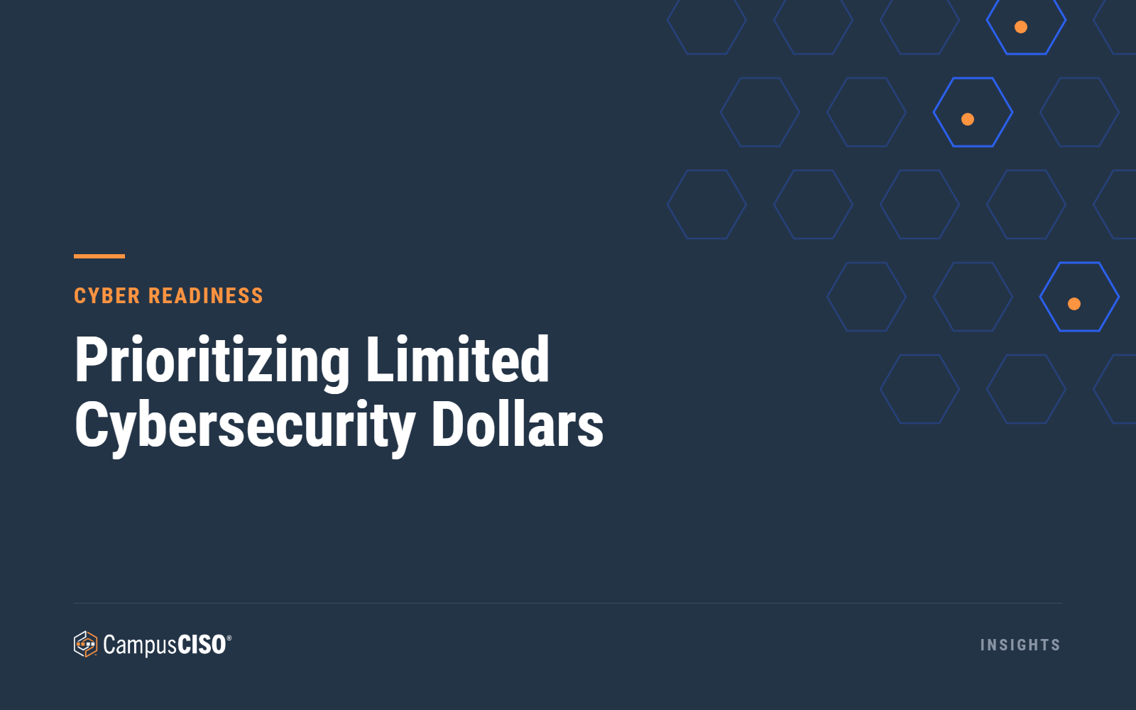Prioritizing Limited Cybersecurity Dollars — CampusCISO Insights