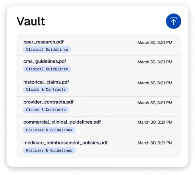 File vault table