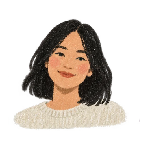 Illustrated portrait of Jennifer, an Outro Health patient tapering sertraline