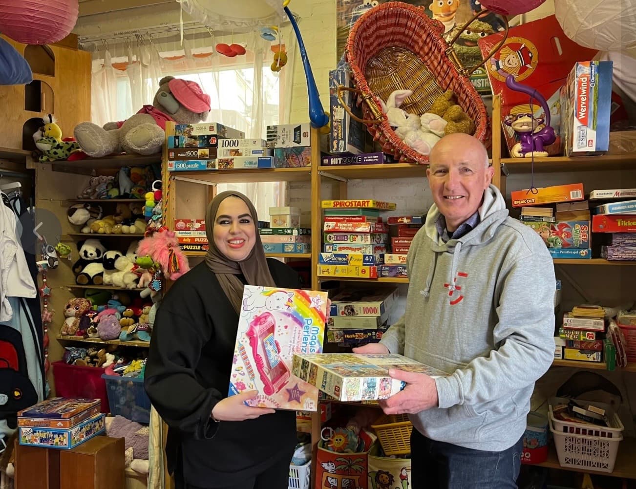 Bezoekers krijgen gratis speelgoed mee bij Weggeefwinkel Amersfoort