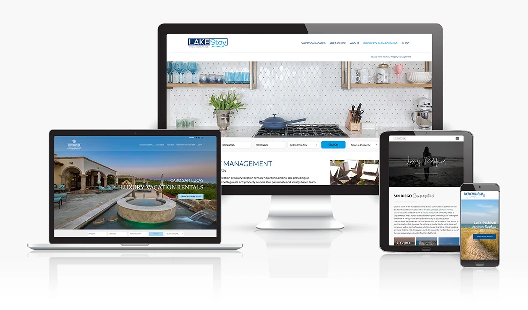 Responsive Webflow marketing website displayed on a laptop, showcasing modern website design and front-end development.