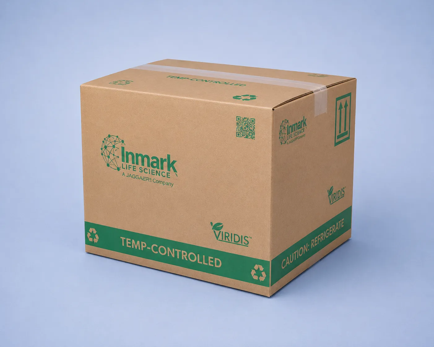 Refurbished sustainable packaging prepared for redeployment
