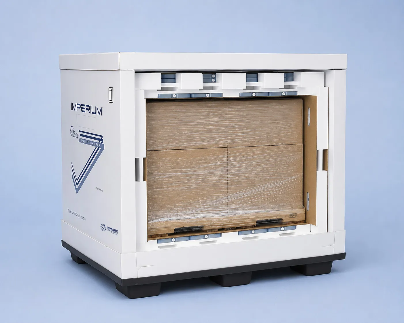 Pallet shipper insulated panels