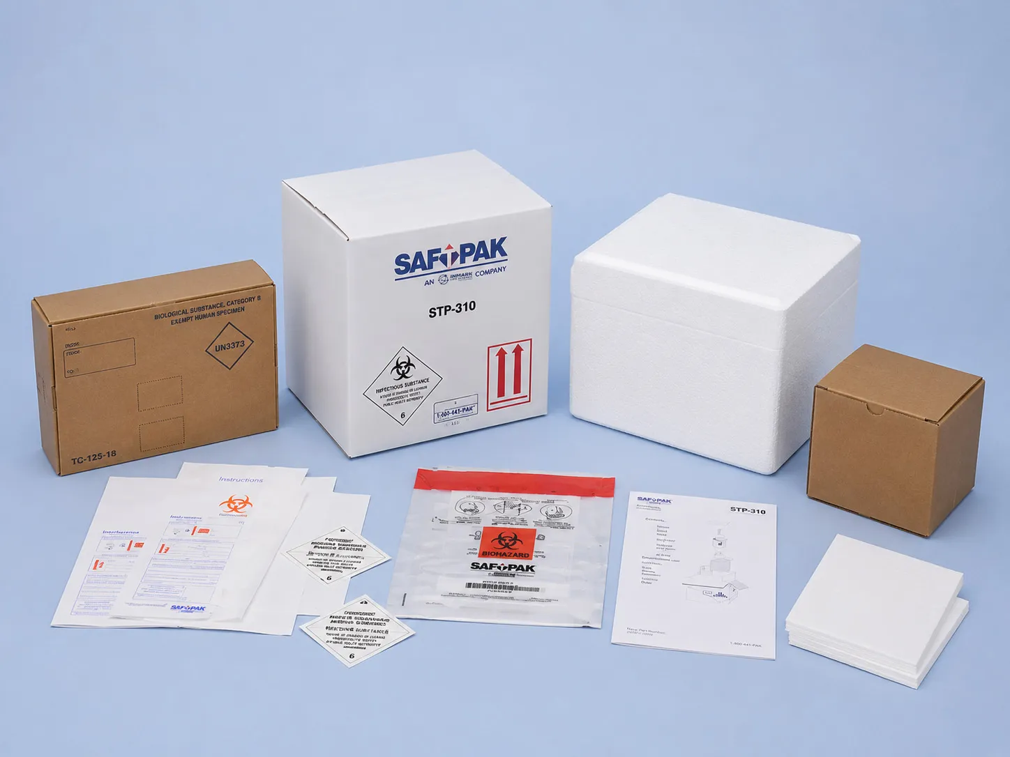 Parcel shipper with insulated packout