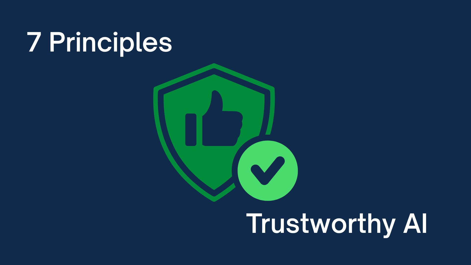 Seven Principles for Trustworthy AI in Industrial Operations