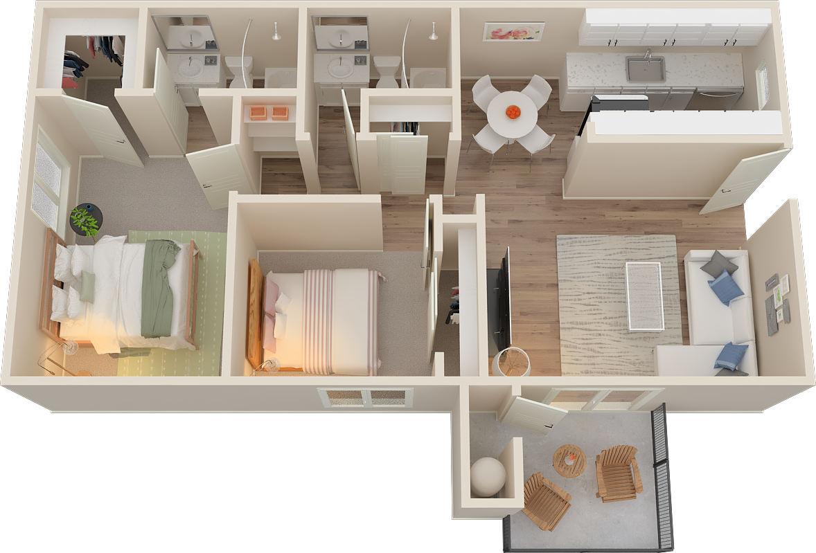 2BD, 2BTH W (Y812X2W)