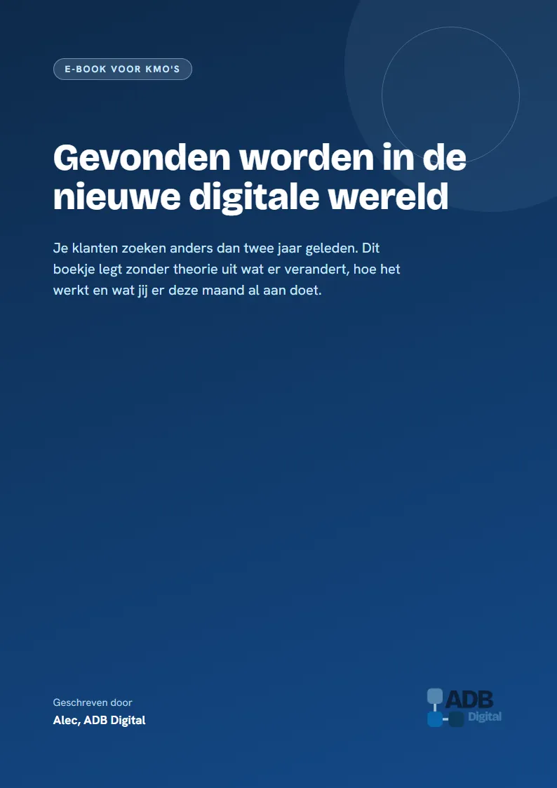 Cover van het e-book Gevonden worden in de nieuwe digitale wereld
