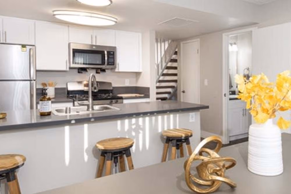 Kitchen with breakfast bar
