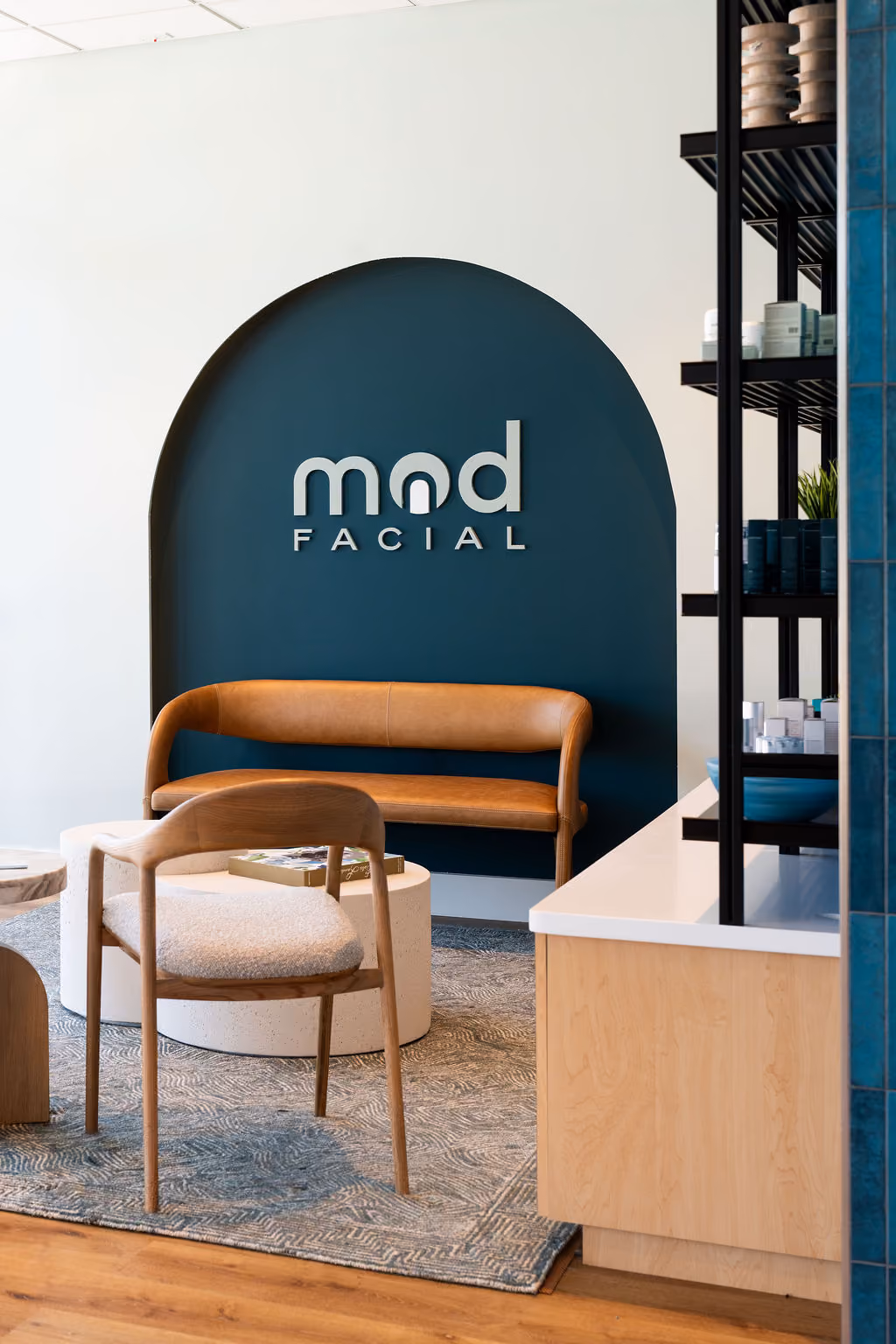 Therapeutic massage in a private ModPod at Mod Facial and Massage