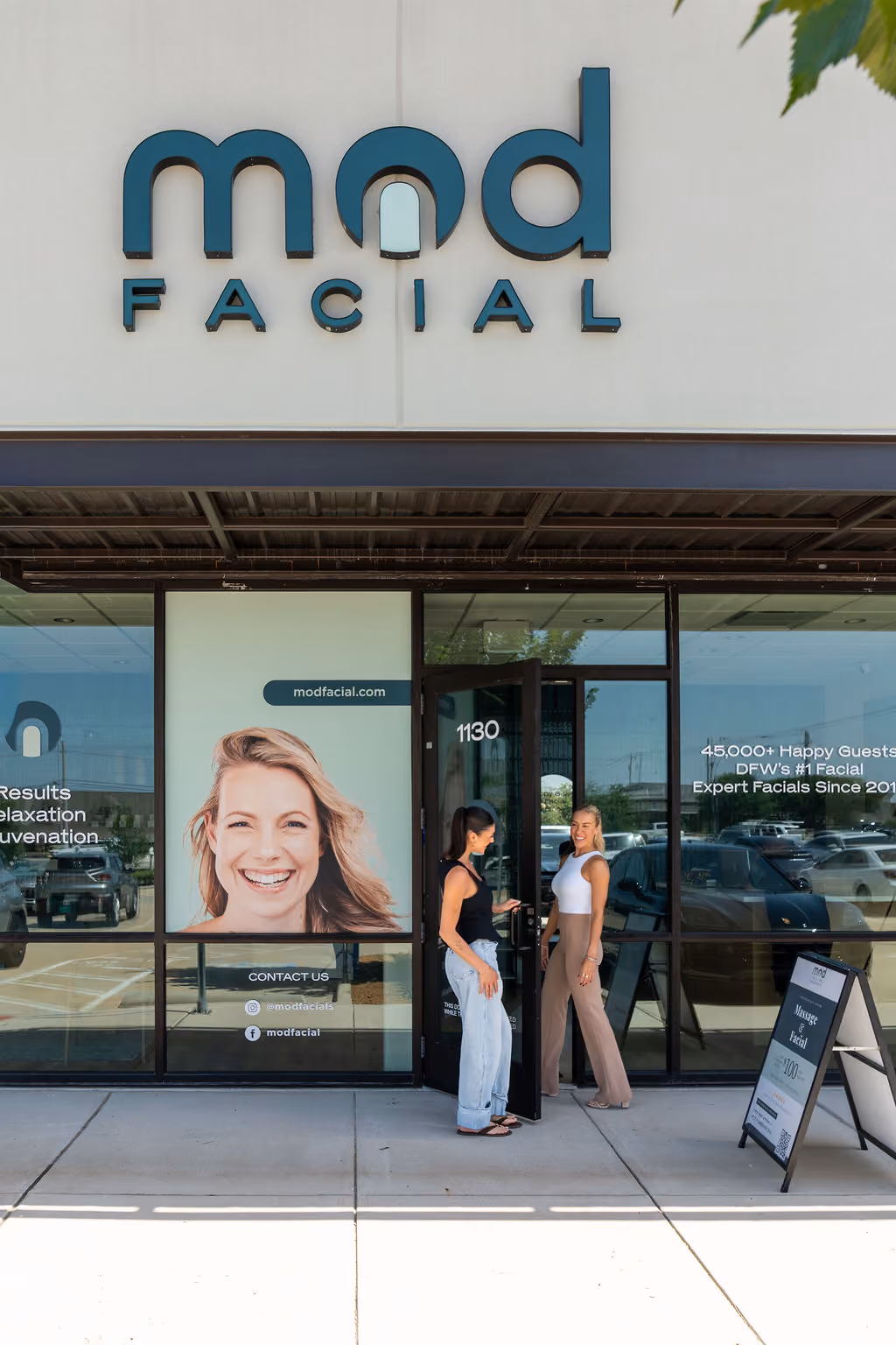 Relaxing skincare session at Mod Facials