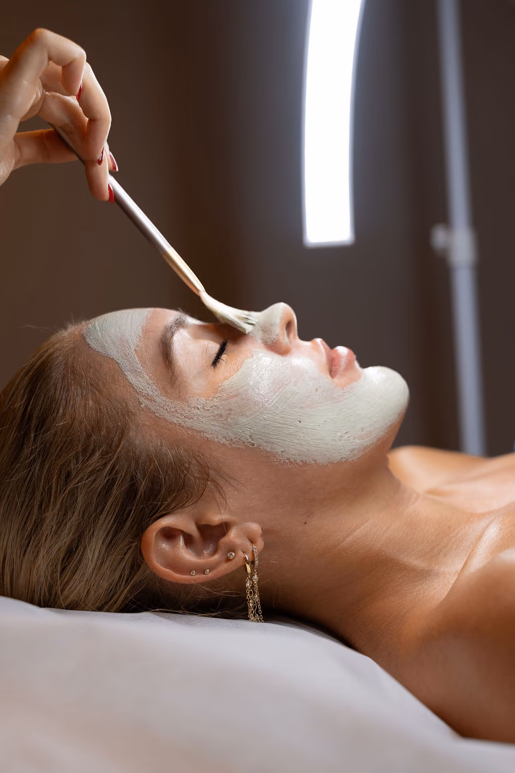 Client glowing after a Mod Facials treatment