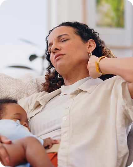 neck, shoulder & upper back pain from infant care