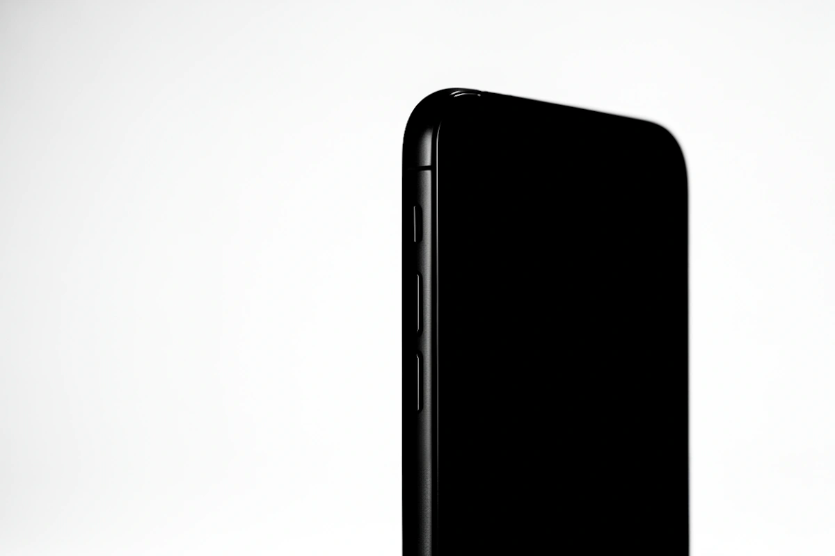 Sleek Black Smartphone