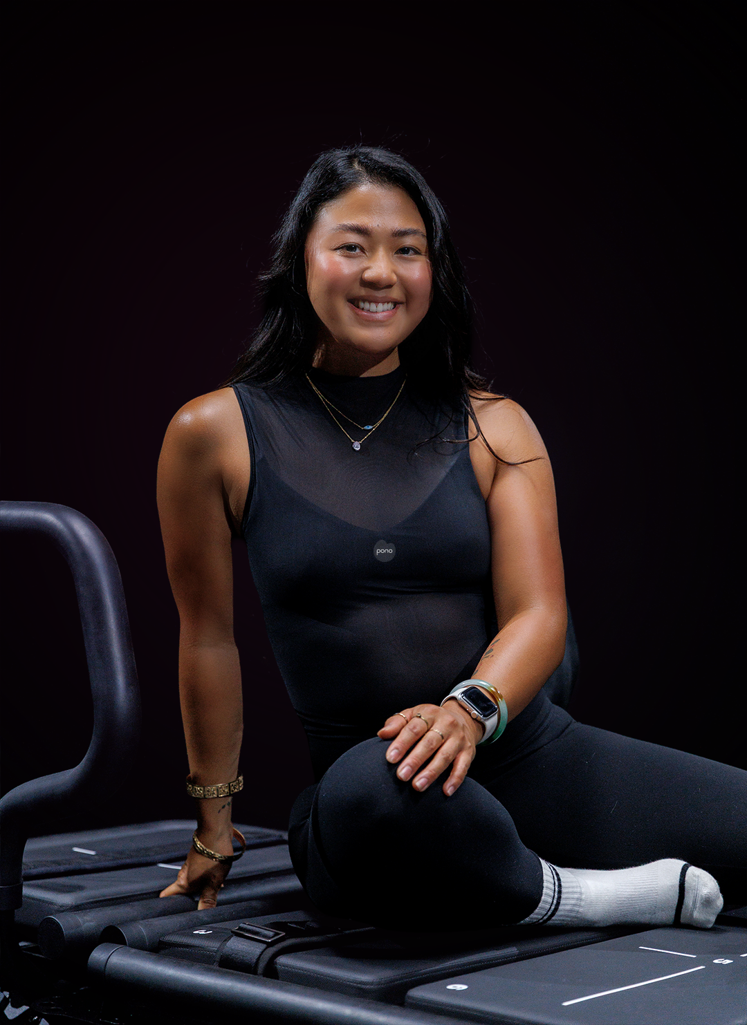Kaiulani Higashiyama, owner of Pono Lagree Studio in Pasadena Altadena area.