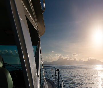 Yacht Sunset View