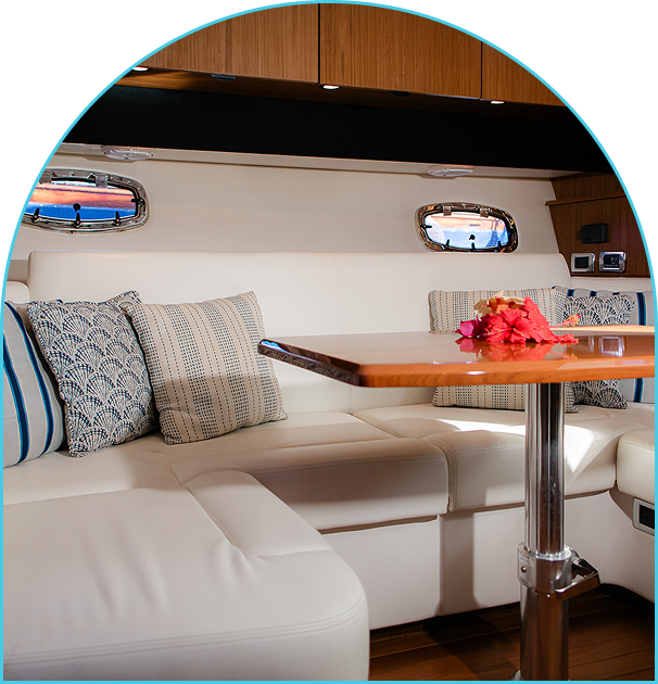 Yacht Shaded Seating