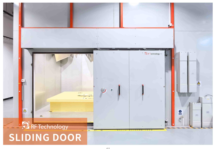 ACC-DOOR-SLIDING — RF Technology Shielded Door