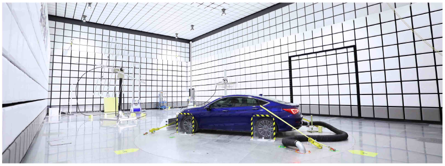 RF Technology 10m Semi-Anechoic Chamber Standard Quiet Zone