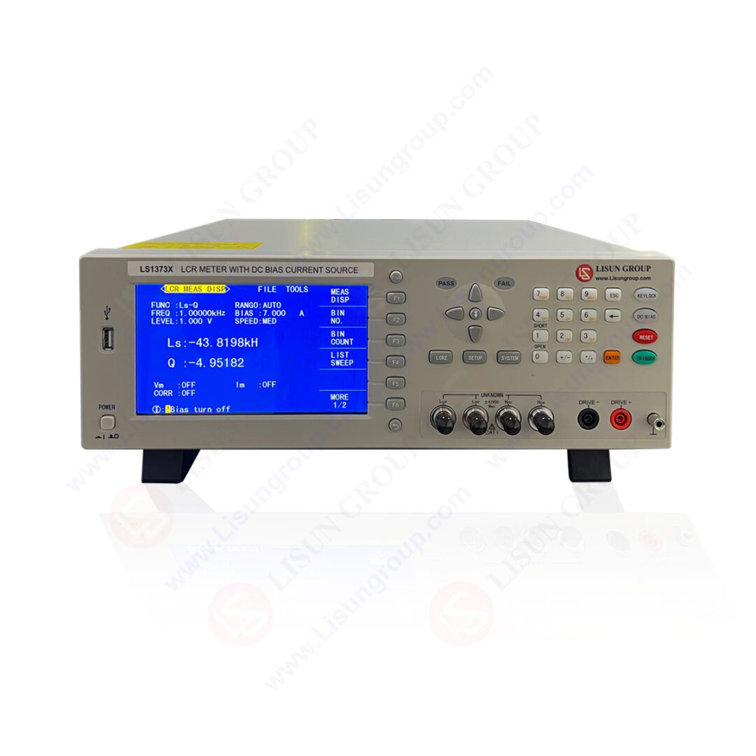 LCR Meter with DC Bias Current Source Series