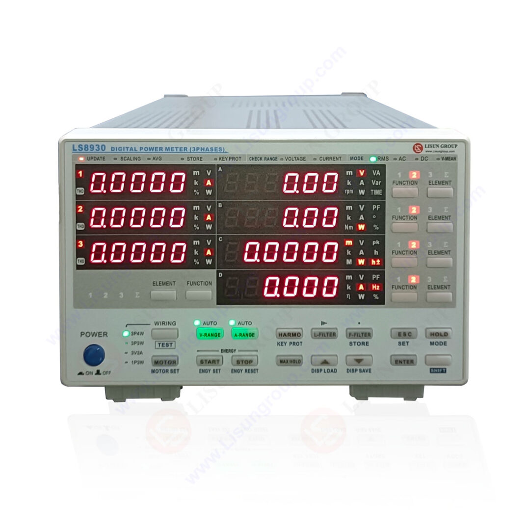 LS8930 — LISUN Digital 3-Phase Power Meter
