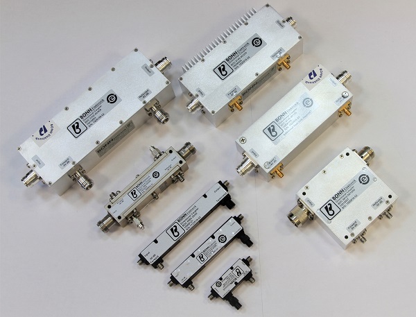 Bonn Elektronik RF Components — directional couplers, attenuators, and terminations