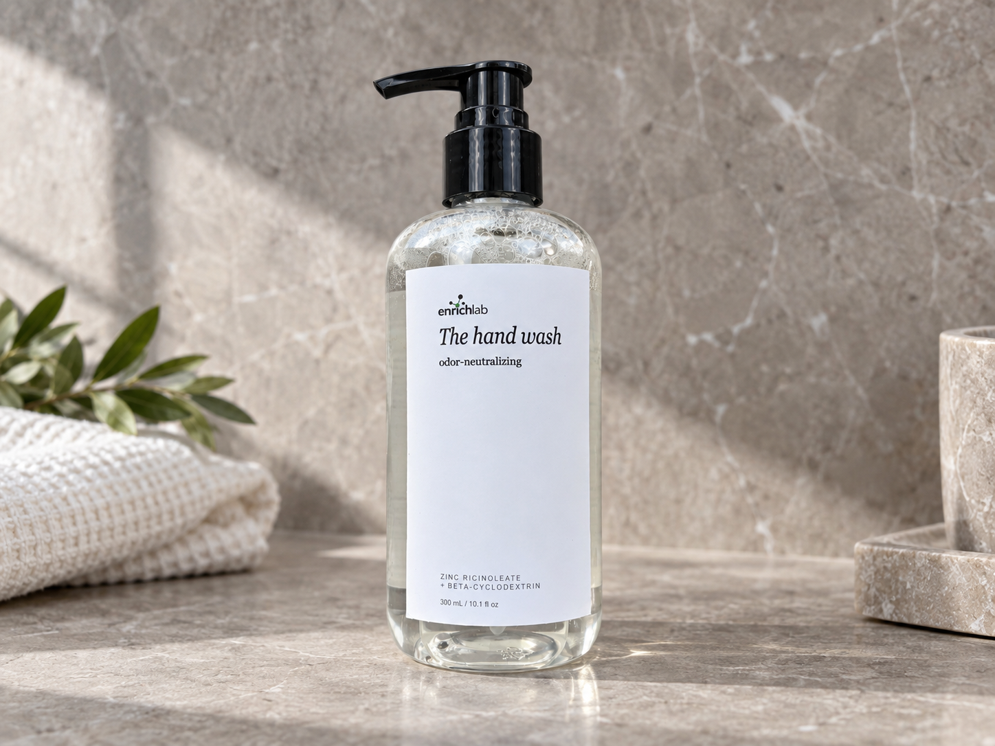 Enrichlab amino acid body wash bottle