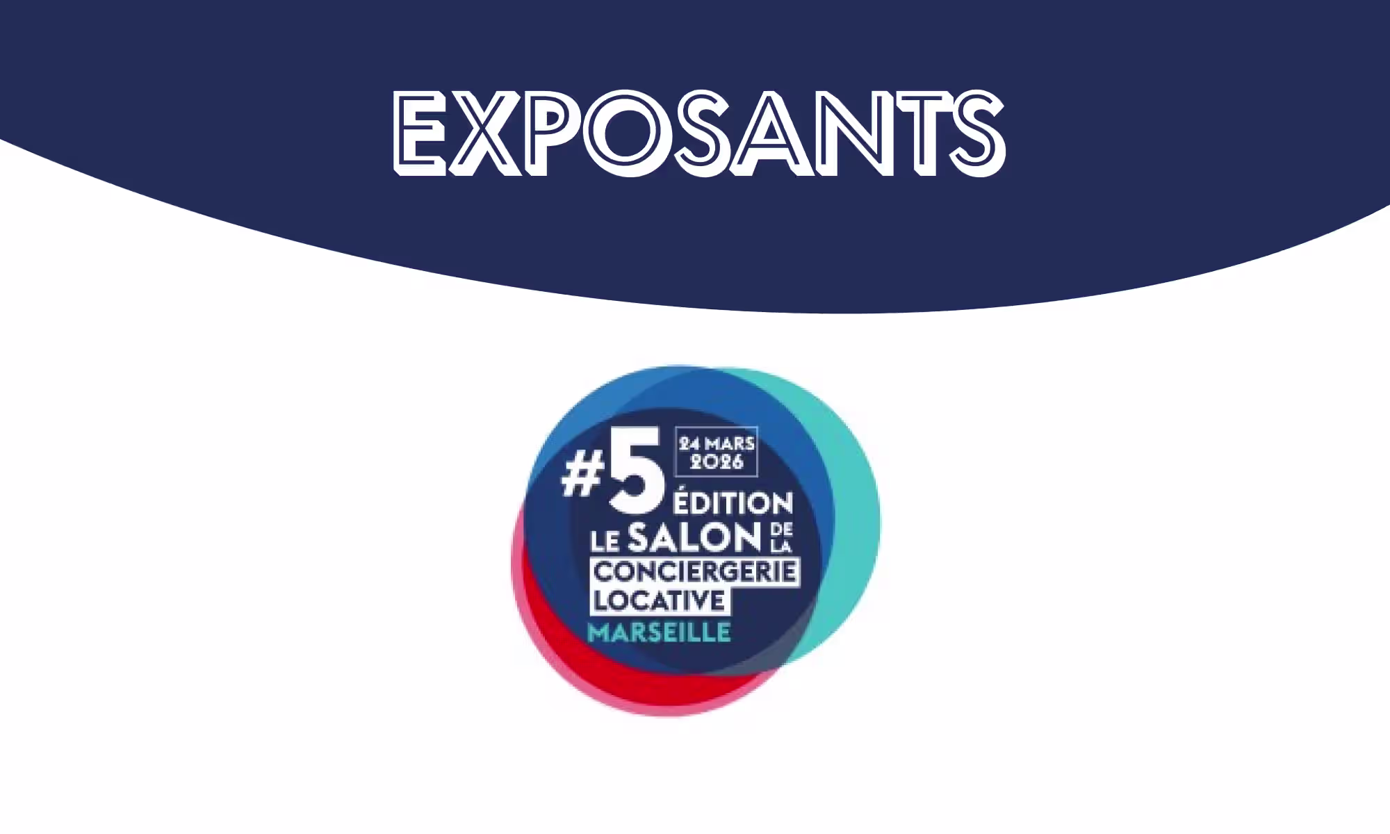 Cartel del 5.º Salon de la conciergerie locative, 24 de marzo de 2026 en Marsella
