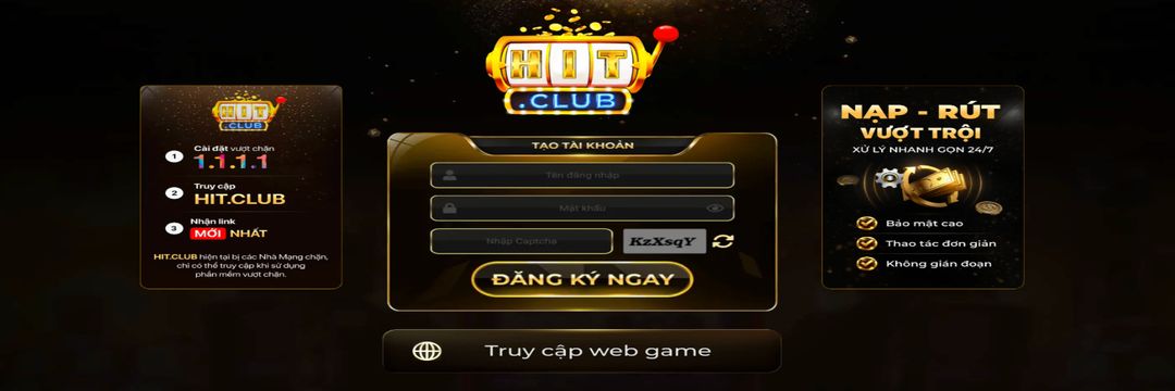 HITCLUB - Link Truy Cập, Link Tải HIT.CLUB Không Bao Giờ Chặn