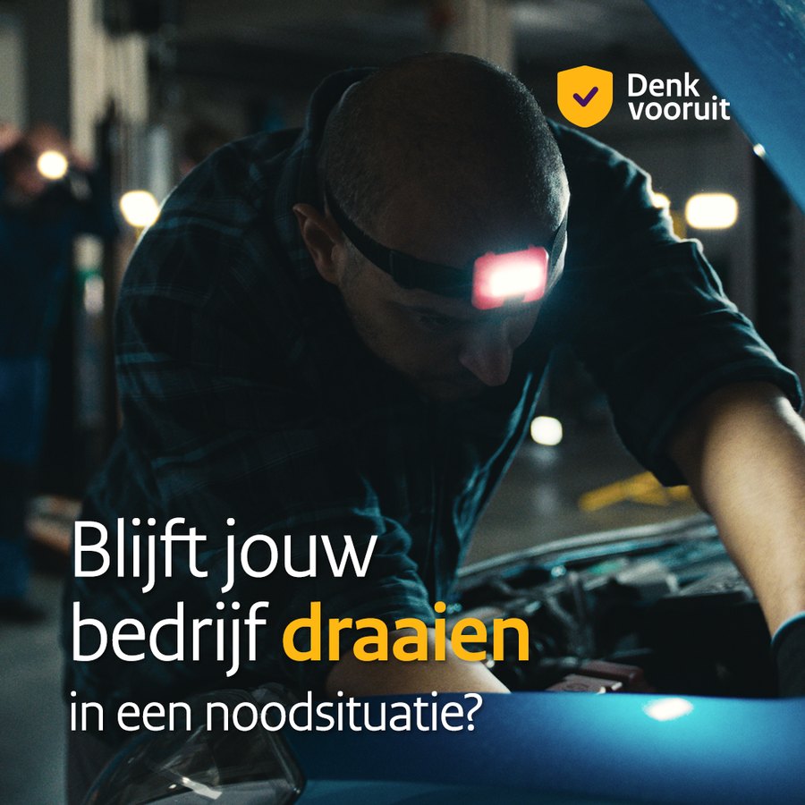 Denk Vooruit voor bedrijven: blijft jouw bedrijf draaien in een noodsituatie?