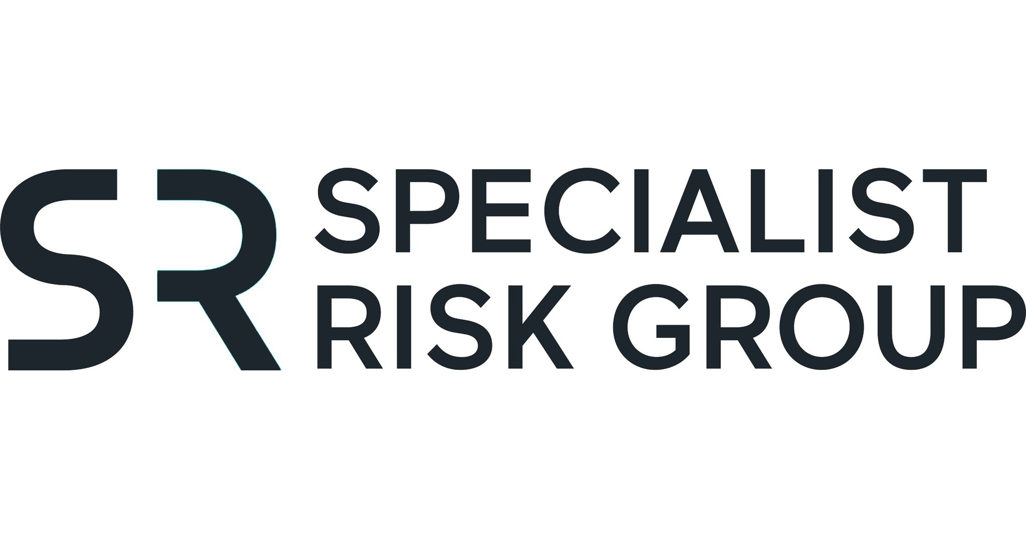 SR logo with the text Specialist Risk Group in bold black lettering on a white background.
