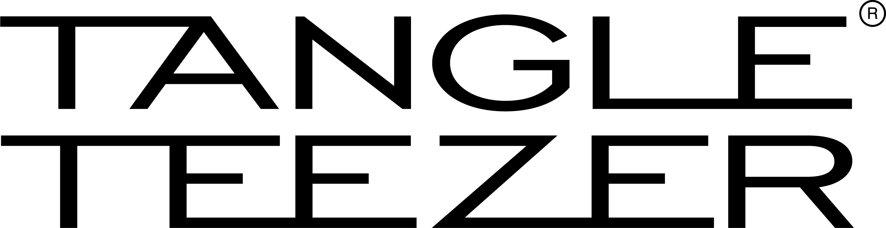 TANGLE TEEZER brand logo in bold uppercase letters with a registered trademark symbol.
