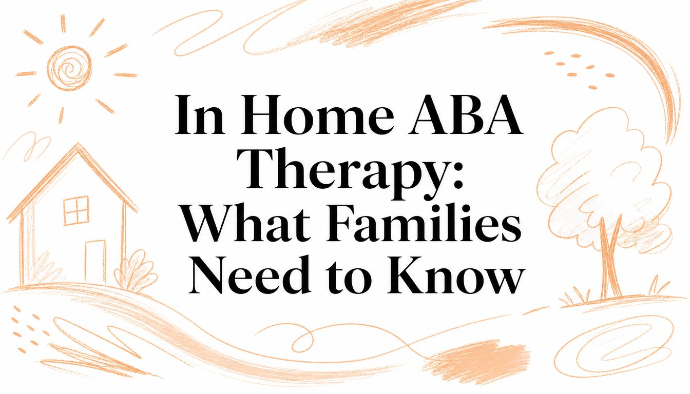In Home ABA Therapy: What Families Need to Know
