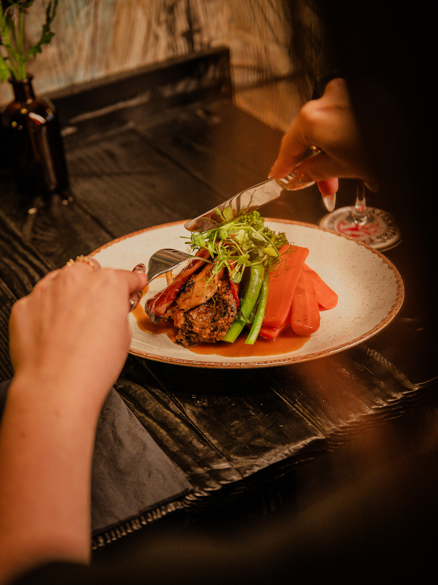 Big plate served at Merchants Tavern