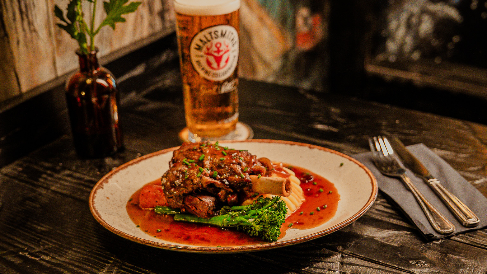 From the grill, the Merchants Tavern kitchen