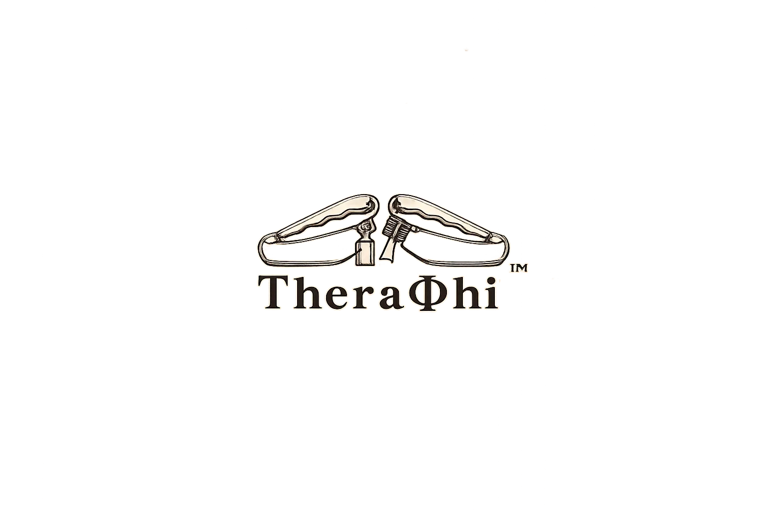 The Theraphi logo showing two curved plasma tubes above the wordmark Theraphi
