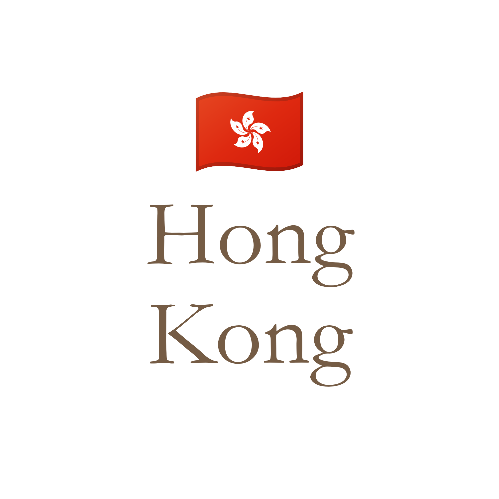 Red Hong Kong flag