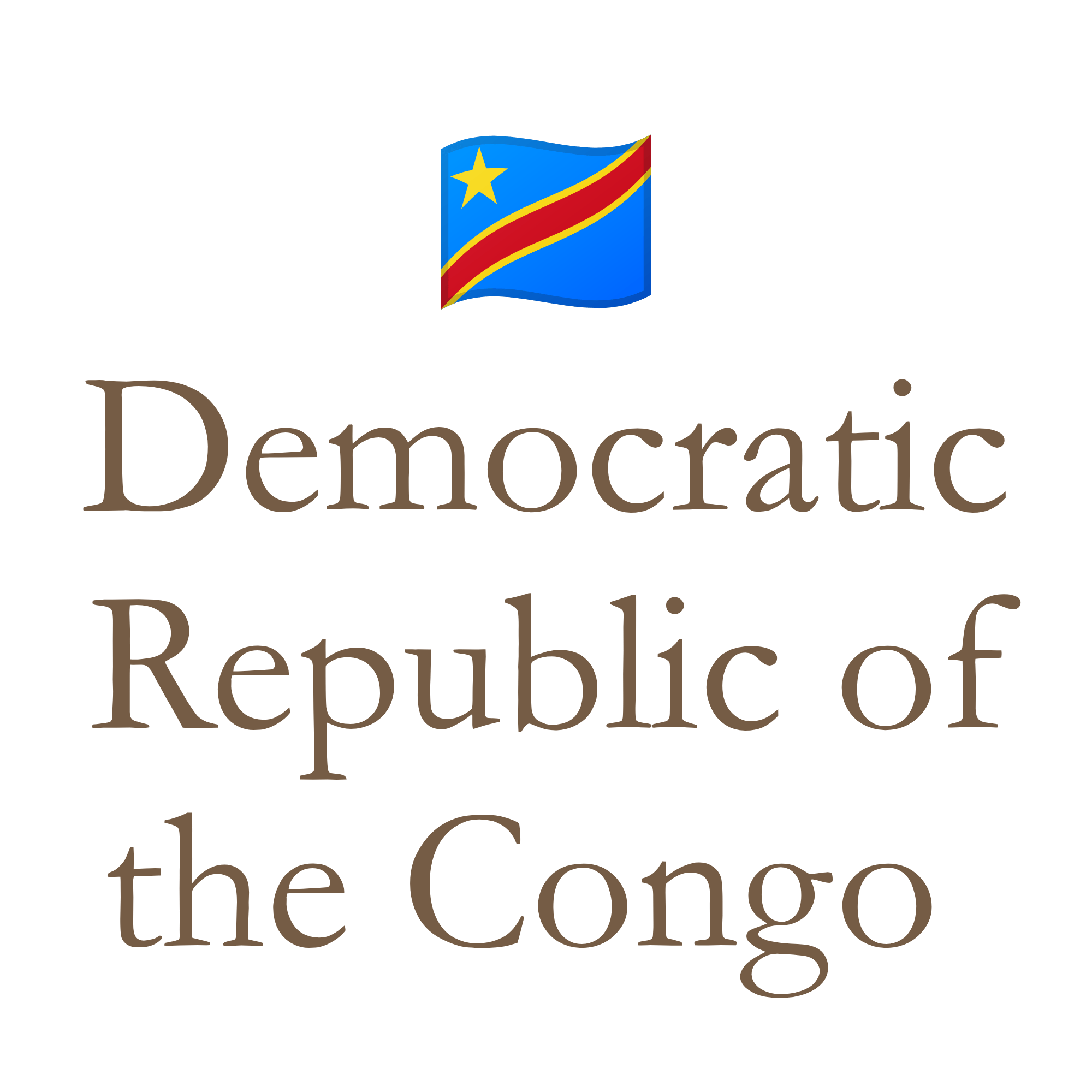 Flag of the Democratic Republic of the Congo