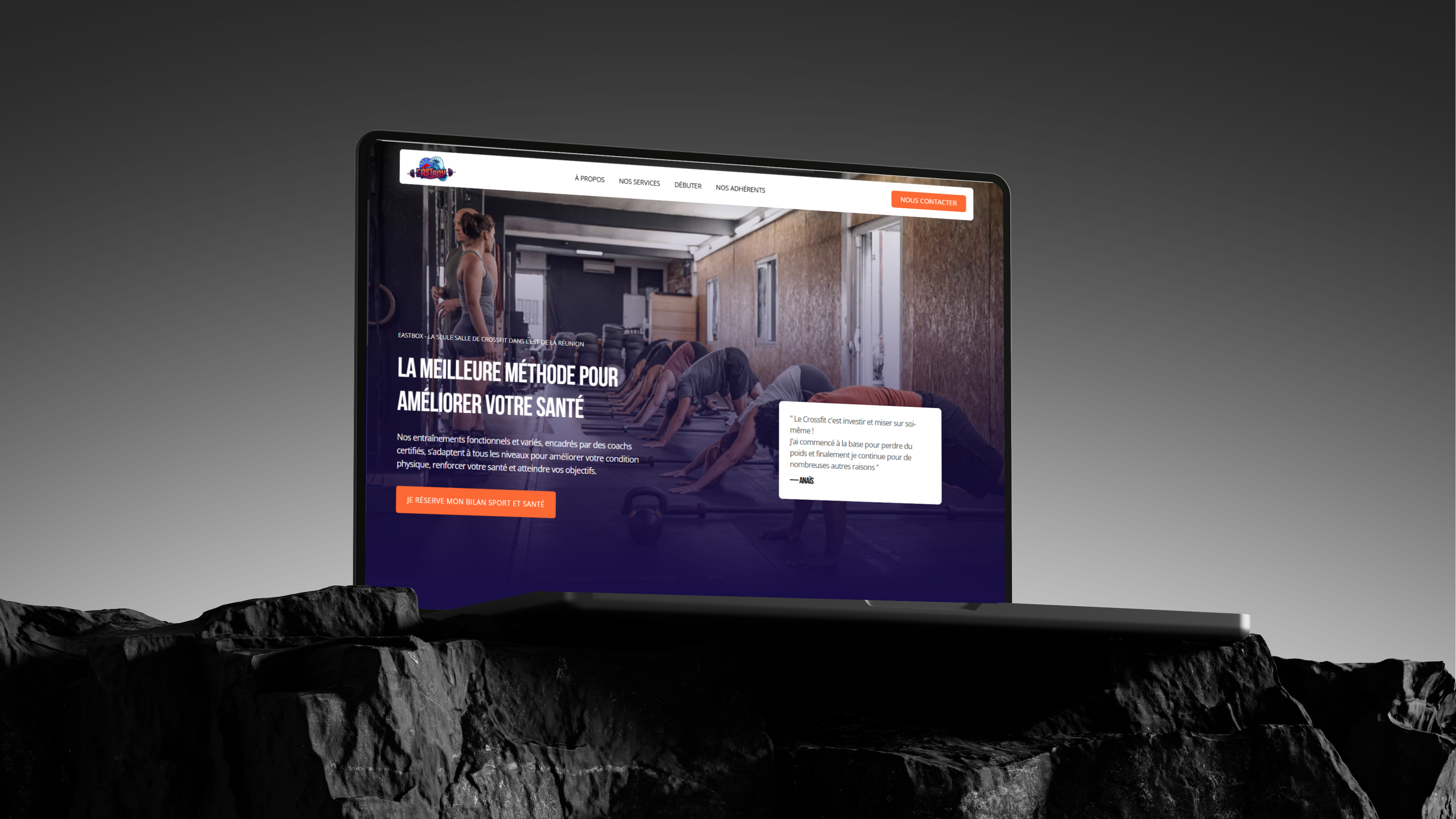 Aperçu du site Eastbox