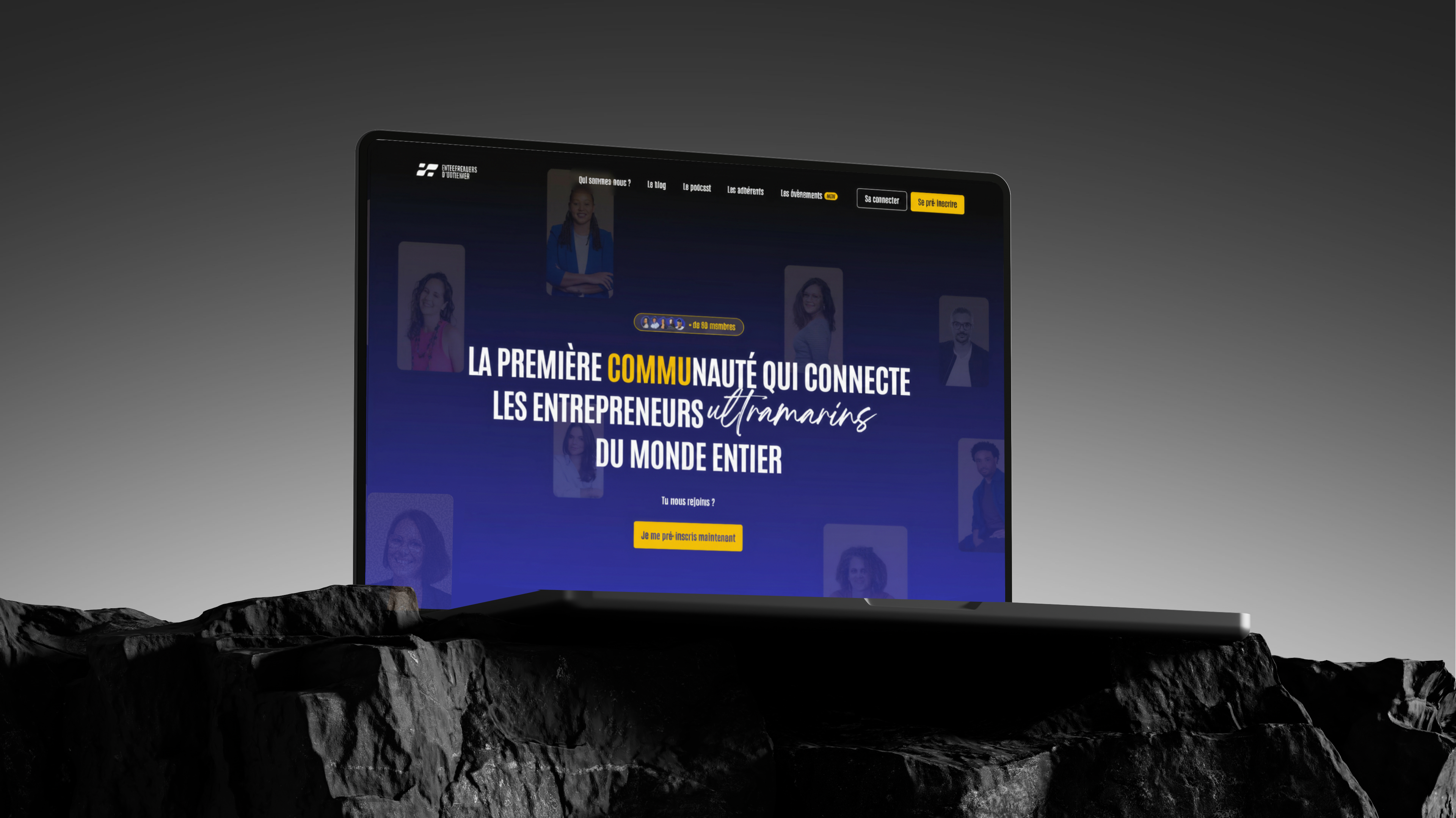 Aperçu du site Entrepreneurs d'Outre-Mer