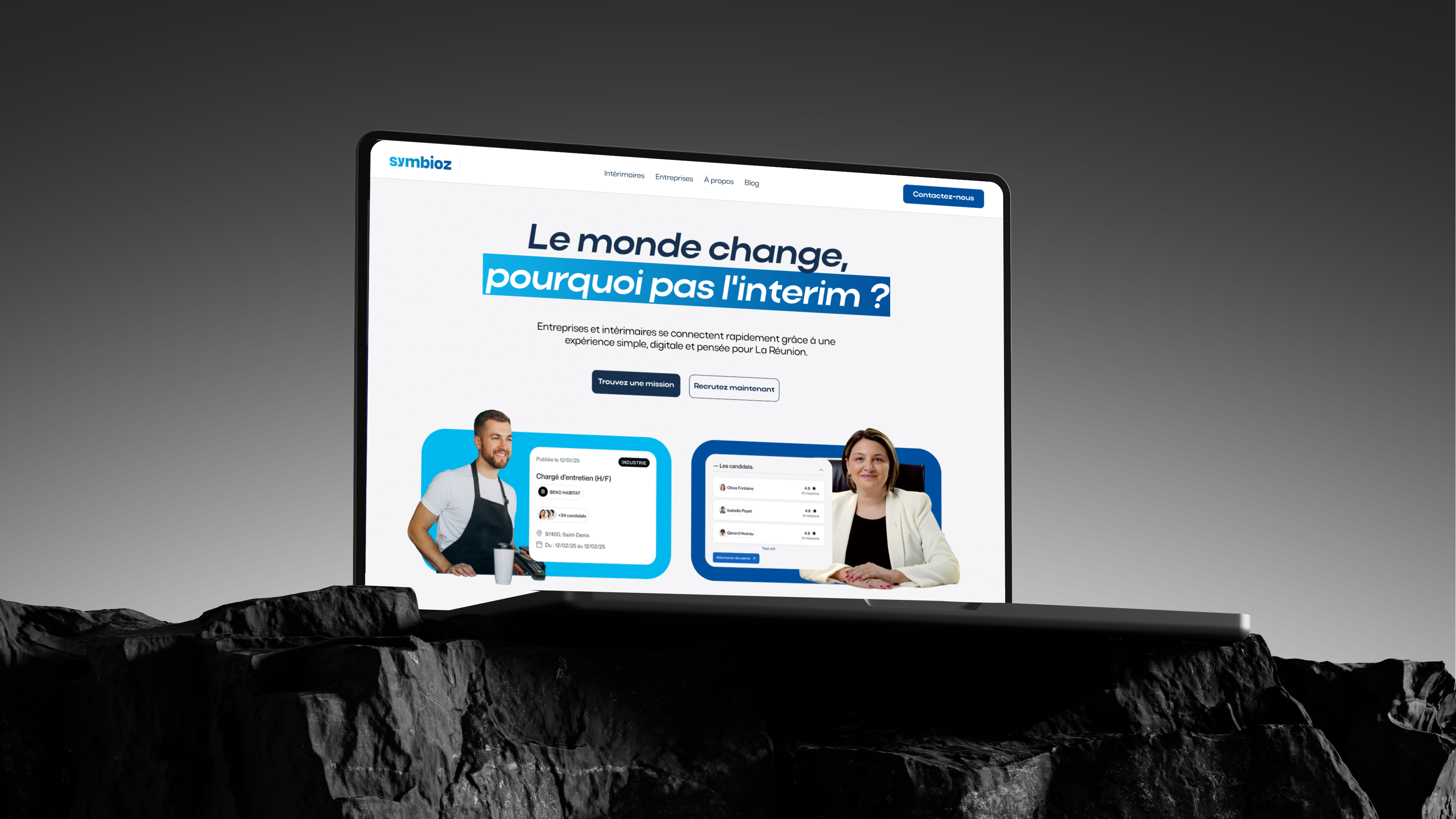 Aperçu du site Symbioz